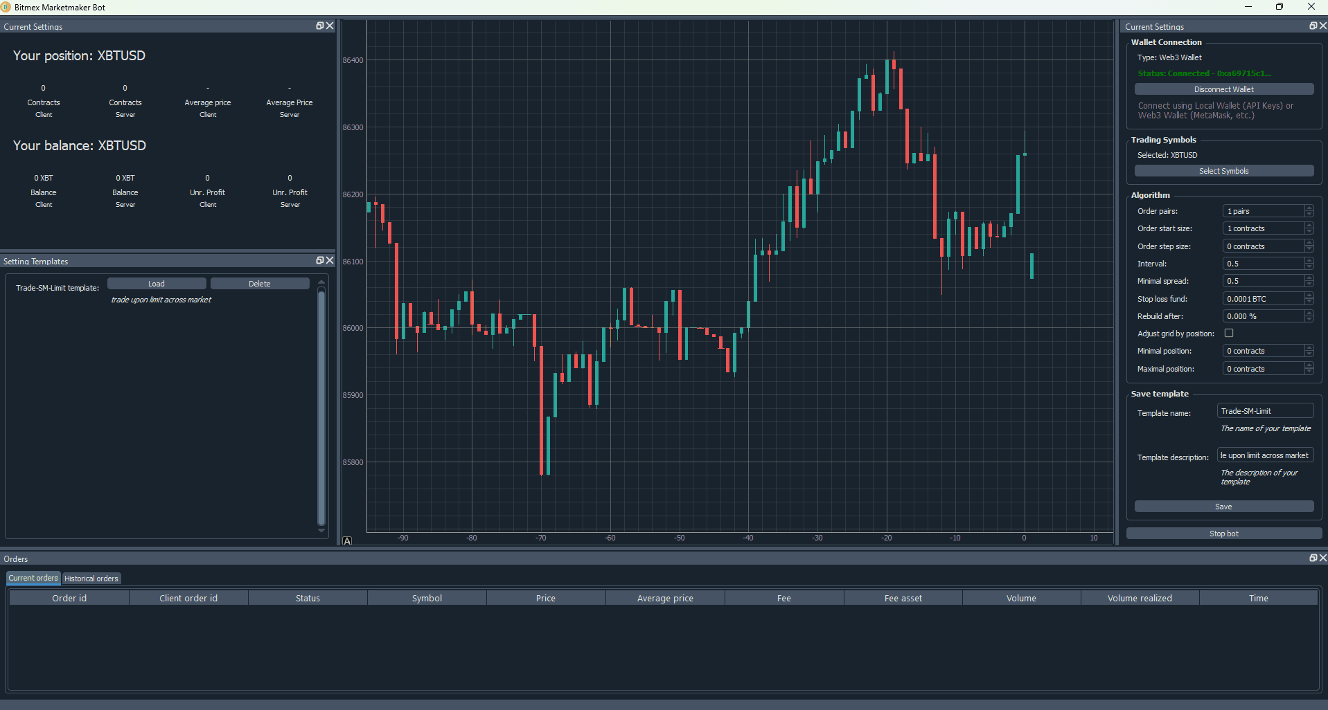 BitMEX Marketmaker Bot